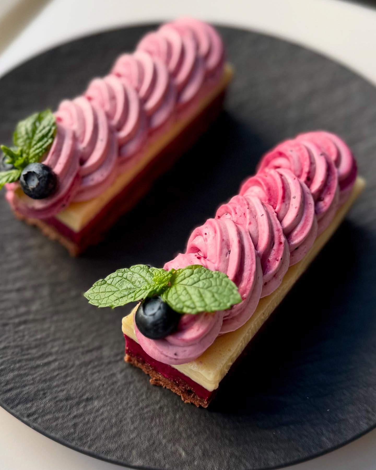 Assorted mini cakes — Napoleon, Tiramisu, Red Velvet, Medovik